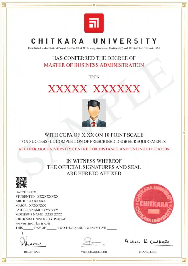 sample certificate